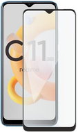 Screenshield REALME C11 (2021) (full COVER black) Tempered Glass Protection - Glass Screen Protector