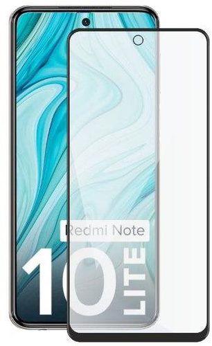 Screenshield XIAOMI Redmi Note 10 Lite (full COVER black) Tempered Glass Protection - Ochranné sklo - Main image