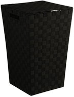 5five Simply Smart Laundry basket with lid, 33 × 53 cm, black - Laundry Basket