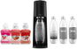 SodaStream Terra Black + Lahev TriPack + MALINA, JAHODA, ZAHRADNÍ OVOCE - Sada