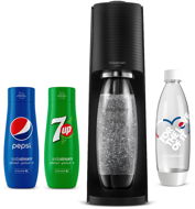 SodaStream Terra Black + lahev + PEPSI, 7UP - Sada