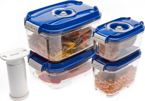 STATUS 5 piece set bag boxes Blue - Food Container Set - Main image