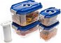 STATUS 5-dielna súprava vákuových boxov Blue - Dózy na potraviny