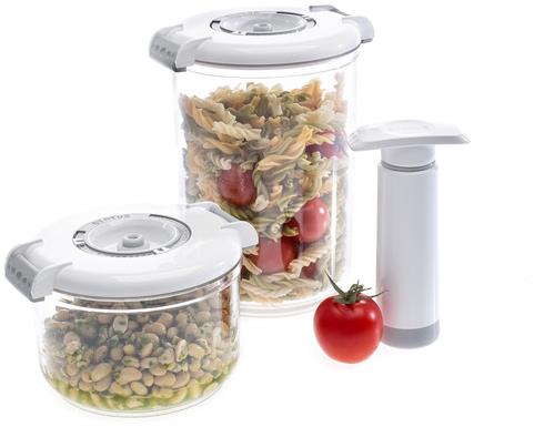 STATUS 3 set of oval vacuum boxes - Food Container Set - Main image