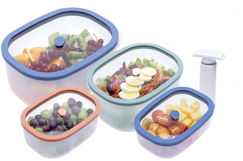 STATUS Fresko 5-piece set of vacuum jars 177113 mix colours - Storage Jar - Main image