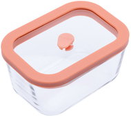 STATUS Viva 131100 Glass vacuum jar 0,5 l salmon - Storage Jar