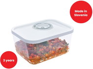 STATUS 181052 Glass vacuum jar 3 l white - Storage Jar