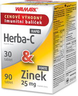 WALMARK Herba-C 30 tbl. + Zinc FORTE 90 tbl. IMMUNITY PACKAGE - Vitamins