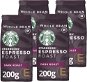 Starbucks Espresso Roast, zrnková káva, 200g 4x - Set