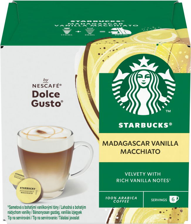 STARBUCKS Madagascar Vanilla Latte Macchiato by NESCAFE DOLCE