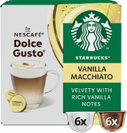 STARBUCKS® Madagascar Vanilla Latte Macchiato by NESCAFE® DOLCE GUSTO® Coffee Capsules, 6 + 6 Capsule - Coffee Capsules