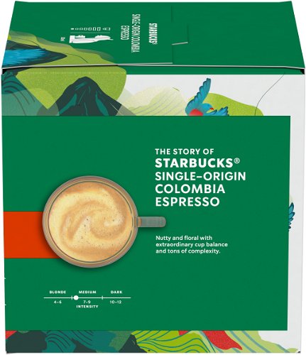 STARBUCKS® MEDIUM Single-Origin Colombia by NESCAFE® DOLCE GUSTO® Coffee  Capsules 12 pcs - Coffee Capsules