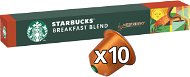 STARBUCKS® Breakfast Blend by NESPRESSO® Medium Roast Coffee Capsules, 10 Capsules per Pack, 56g - Coffee Capsules