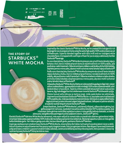 STARBUCKS® White Mocha by NESCAFE® DOLCE GUSTO®, 12 KAPSLÍ - Coffee Capsules