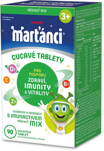 Marťánci s Imunactivem MIX 90 tablet - Multivitamín - Hlavní obrázek