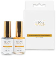 STARNAILS Sada Stamping Nail Polish Gold & Silver - razítkovací laky - Nail Polish