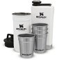 STANLEY ADVENTURE SERIES Gift Set Thermos Flask, Hip Flask and 4 Shot Glasses, Polar White - Thermos