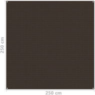 Carpet for tent 250 x 250 cm brown - Tent Carpet