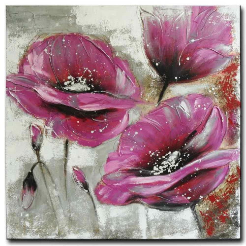 Ručně malovaný obraz 100x100cm PB056 - Obraz - Main image