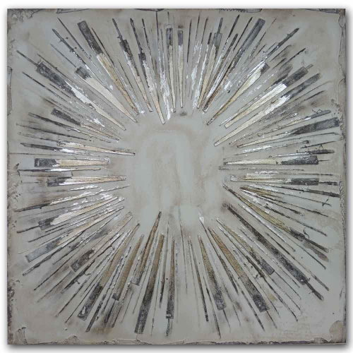 Ručně malovaný obraz 100x100cm PB379ZI - Obraz - Main image