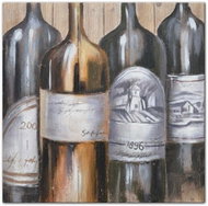 Ručně malovaný obraz na dřevě 80x80cm PB417JJ - Obraz