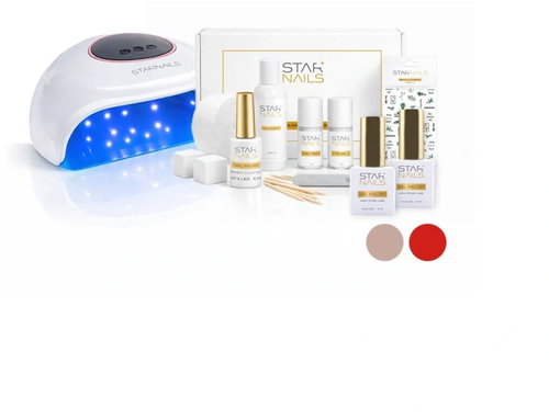 STARNAILS Mini Star Starter Set Class + UV/LED S11 – Gel Polish Modelling with a UV Lamp - Manicure Set - Main image