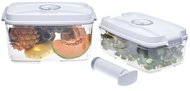 STATUS Tritan 3-piece set of medium vacuum jars 157553, white - Food Container Set