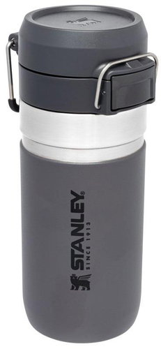 STANLEY GO FLIP Vacuum Bottle 470ml Dark Grey - Thermos - Main image