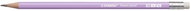STABILO Graphite pencil with rubber, Swano Pastel violet - 4908/03-HB (No. 2) - Hardness HB (No. 2) - Pencil