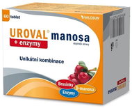 Uroval Manosa + enzymes 30 tablets - D-manosa