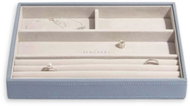Stackers Jewellery Box Dusky Blue Classic Ring & Bracelet Layer Blue-Grey - Jewellery Box