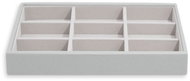 Stackers Jewellery Box Pebble Grey Classic 9 Grey - Jewellery Box