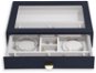 Stackers Šperkovnice na šarmy Pebble Navy Classic Charm Display Drawer tmavě modrá - Jewellery Box