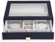 Stackers Šperkovnice na šarmy Pebble Navy Classic Charm Display Drawer tmavě modrá - Jewellery Box