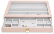 Stackers Jewellery Box with Blush Supersize Display Drawer pink - Jewellery Box
