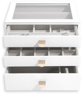 Stackers Jewellery Box with Drawers 3 in 1 Pebble White Classic Drawers white - Jewellery Box