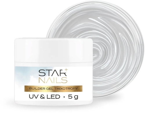 Starnails UV/LED Builder Gel Thixotropy, 5 g 001 Clear - Nail Gel - Main image