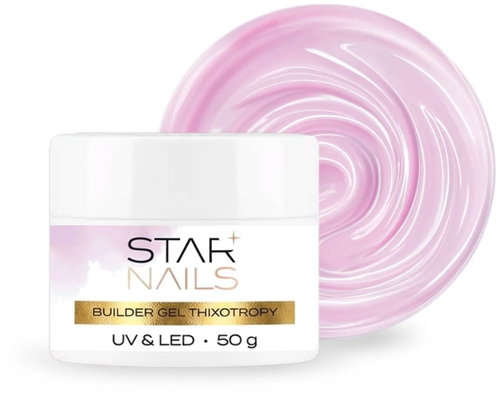 Starnails UV/LED Builder Gel Thixotropy, 50 g 003 Milky Pink Builder Thixo Gel - Nail Gel - Main image