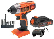 BLACK+DECKER 1/4" 18V Cordless Impact Driver in Case BLIM78E1K-QW (1×2.5Ah) - Impact Wrench 