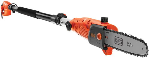 BLACK+DECKER Electric Telescopic Chainsaw 25cm 800W Reach 1.84–2.70m Pivoting Head - Compact Chainsaw - Main image