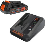 BLACK+DECKER Sada baterie a 2A nabíječky 18V (2 Ah) - Töltő és pótakkumulátor