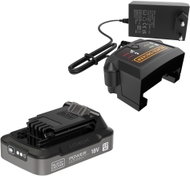 BLACK+DECKER SOC Li-Ion baterie 18V a 1A nabíječka (2 Ah) - Töltő és pótakkumulátor