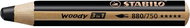 Stabilo woody 3 in 1 Crayon, watercolour & wax pen 880/750 black - Coloured Pencils