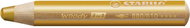 Stabilo woody 3 in 1 Crayon, watercolour & wax pen 880/810 gold - Coloured Pencils