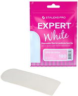 Staleks Expert 10/180 - jednorázové pilníky na pedikúru bílé, 30 ks - Pilník na paty