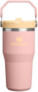 STANLEY Thermal Bottle with integrated straw The IceFlow™ Flip Straw 2.0 Tumbler 600 ml/20oz Peach R - Thermos