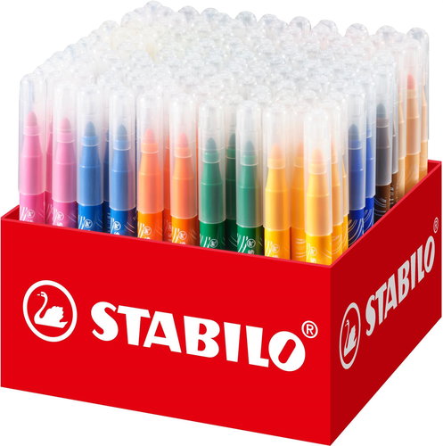 STABILO power max - 140 pcs pack - 18 different colours - Felt Tip Pens - Main image