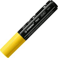 STABILO FREE Acrylic T800C 4 - 10 mm, gelb - Marker