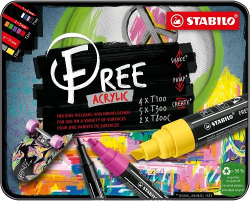 STABILO FREE Acrylic Marker 2-3mm T300