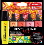 STABILO BOSS ORIGINAL ARTY Warm Shades - Pack of 5 - Highlighter